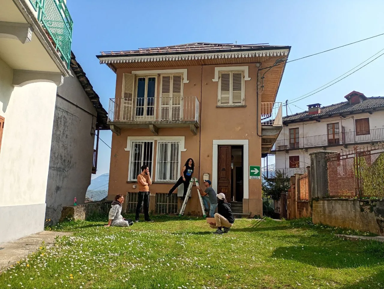 Esterno di Casa Biche a Polpresa di Viù